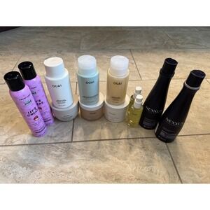 OUAI Haircare Bundle Shampoo Conditioner Scalp Body Scrub Hair Oil Nexxus Set